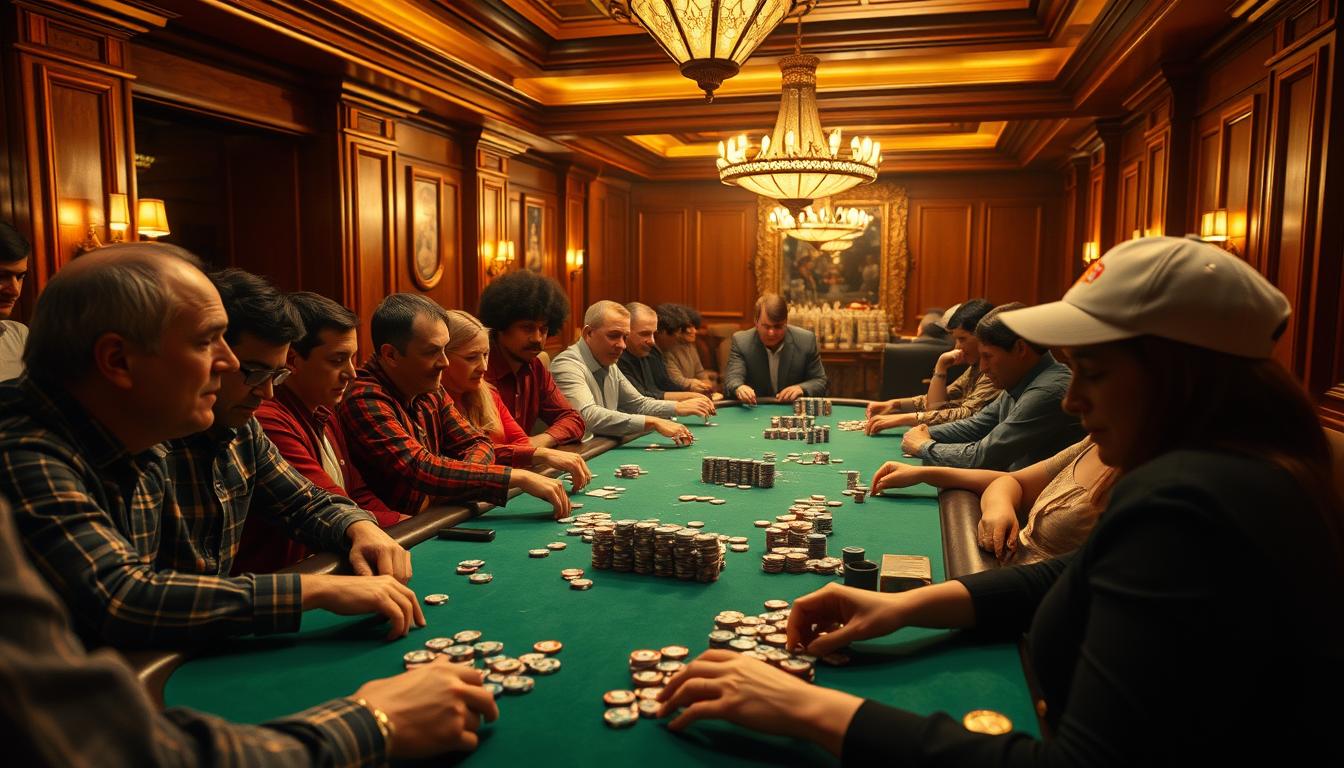 Bermain Poker Online di Platform Dengan Meja Penuh