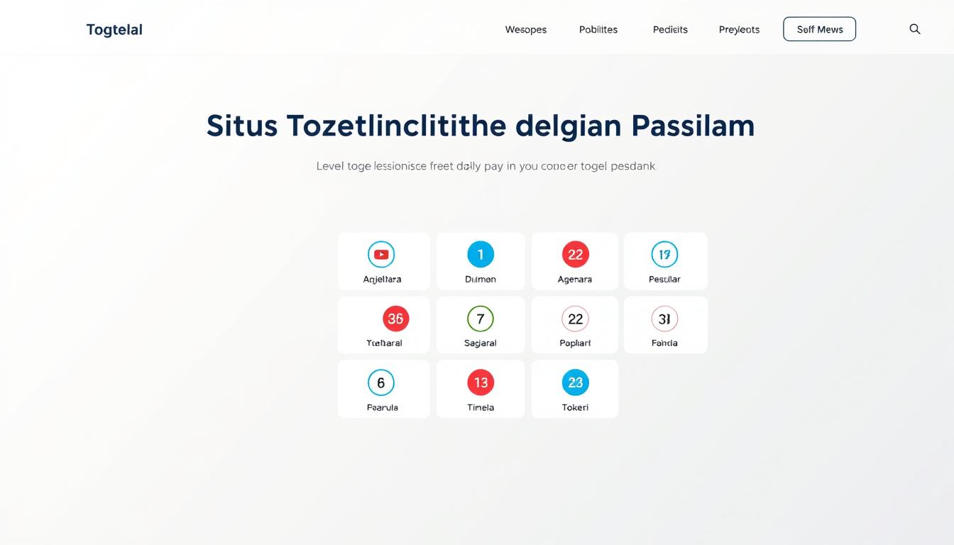 Situs Togel Online Terbaik dengan Pasaran Lengkap